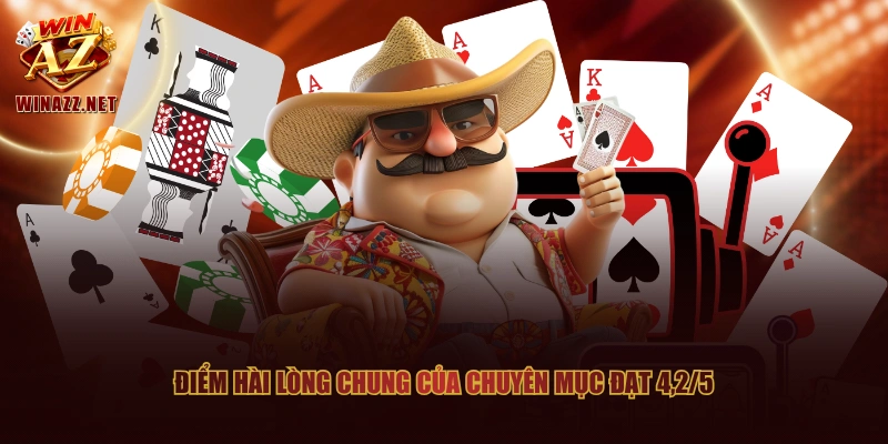 Điểm hài lòng chung của chuyên mục đạt 4,2/5
