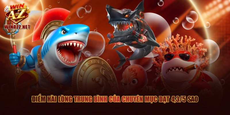 Điểm hài lòng trung bình của chuyên mục đạt 4,3/5 sao