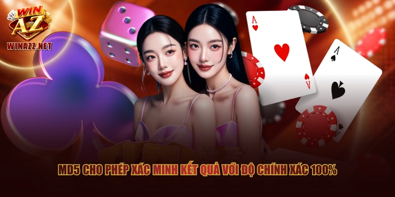 MD5 cho phép xác minh kết quả với độ chính xác 100%